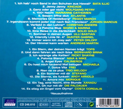 Schlager Musik Fur Unterwegs [2CD]