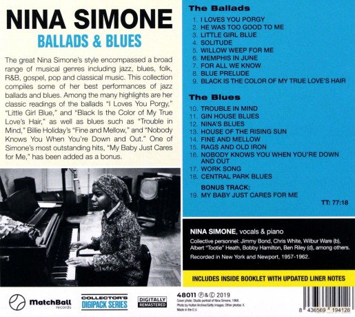 Nina Simone: Ballads And Blues [CD]