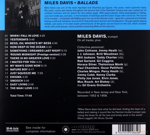 Davis Miles: Ballads -Digi- [CD]