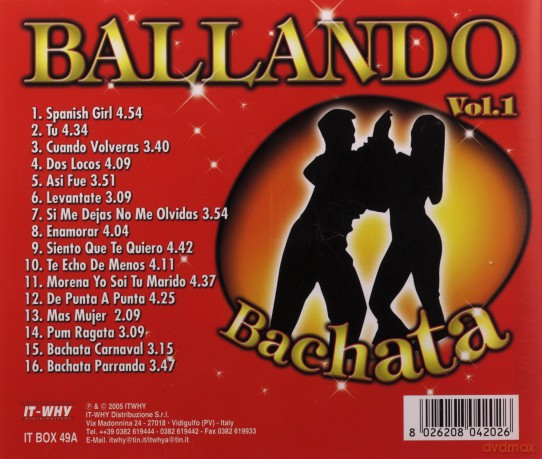 Ballando Bachata vol. 1 [CD]