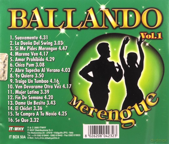 Ballando Merengue vol. 1 [CD]