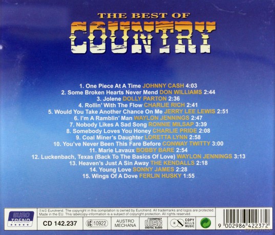 The Best Of Country No.1 [CD]