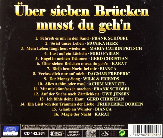 Uber Sieben Brucken Musst Du Geh-N [CD]