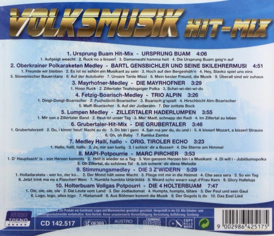 Volksmusik Hit-Mix [CD]