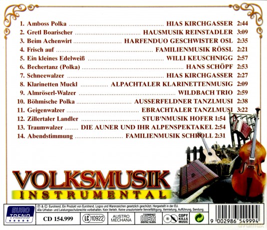 Volksmusik Instrumental [CD]