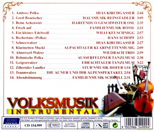 Volksmusik Instrumental [CD]
