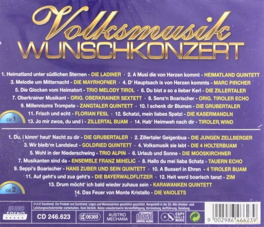 Volksmusik Wunschkonzert [2CD]