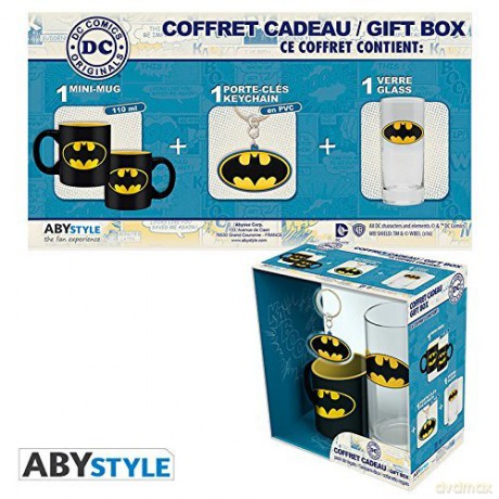Dc: Batman Giftset (Glass 29cl + Keyring + Mini Mug) [CD]