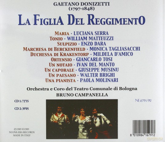 Donizetti La Figlia Reggimento [2CD]