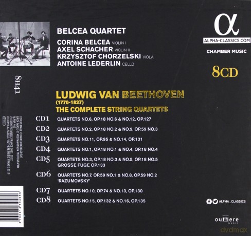 Belcea Quartet: Beethoven The Complete String [CD]