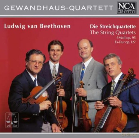 Ludwig Van Beethoven: Beethoven: Streichquartette Op. 95/op. 1 [CD]