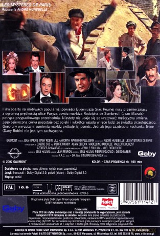Tajemnice Paryża [DVD]