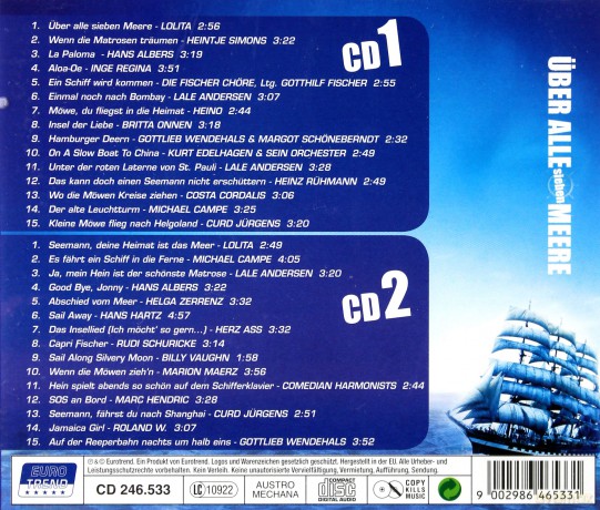 Uber Alle Sieben Meere [2CD]