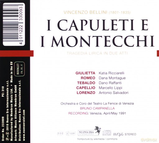 Bellini: Bellini: I Capuleti E I Montec [2CD]