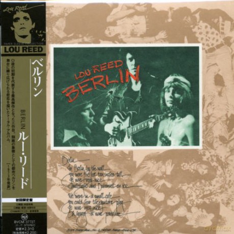 Lou Reed: Berlin -Jap Card- [CD]