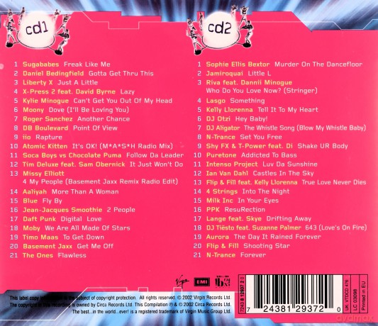 Best Dance Album In The World Ever 2002 [2CD]