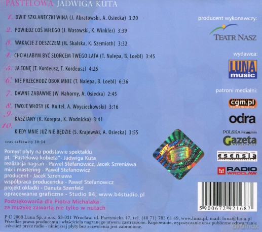 Pastelowa (digipack) [CD]
