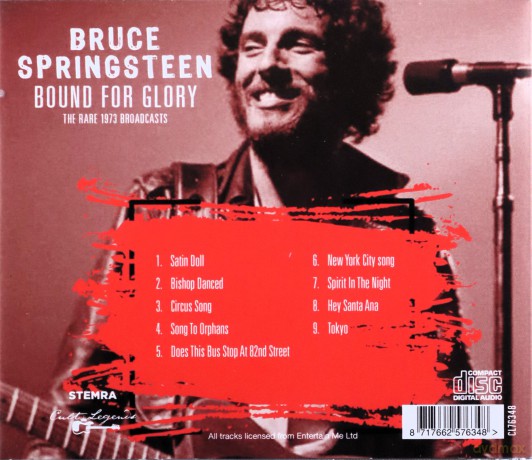 Bruce Springsteen: Best Of Bound For Glory - The Rare 1973 Broadcasts [CD]