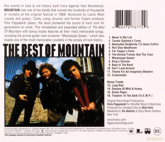 Mountain: Best of Mountain [CD]