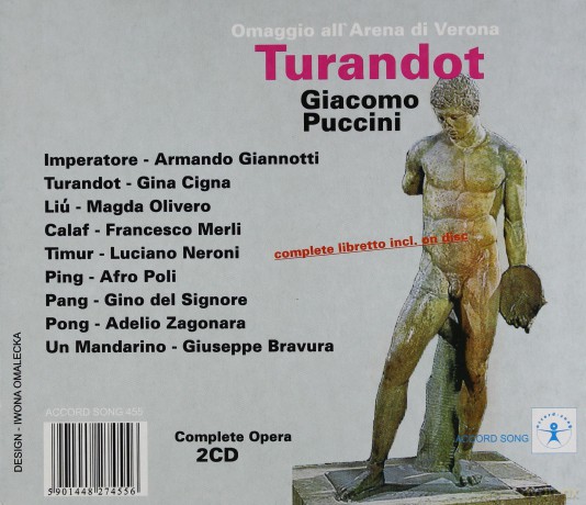 Turandot [CD]