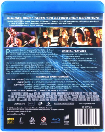 Hostel 2 wersja nieocenzurowana [Blu-Ray]