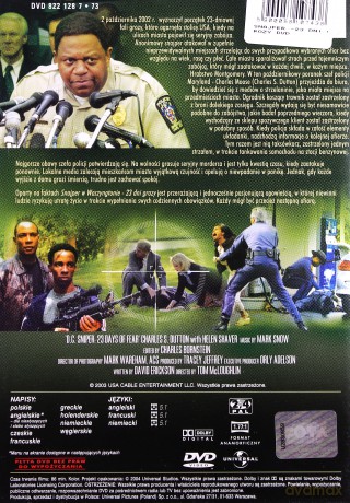 Snajper w Waszyngtonie - 23 dni grozy [DVD]