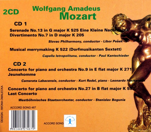 Mozart Wolfgang Amadeus Piano Concertos [2CD]