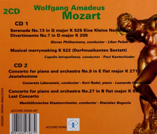 Mozart Wolfgang Amadeus Piano Concertos [2CD]