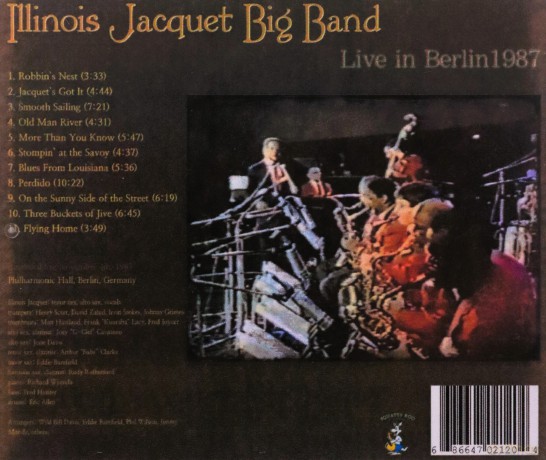 Illinois Jacquet: Big Band Live in Berlin 1987 [CD]