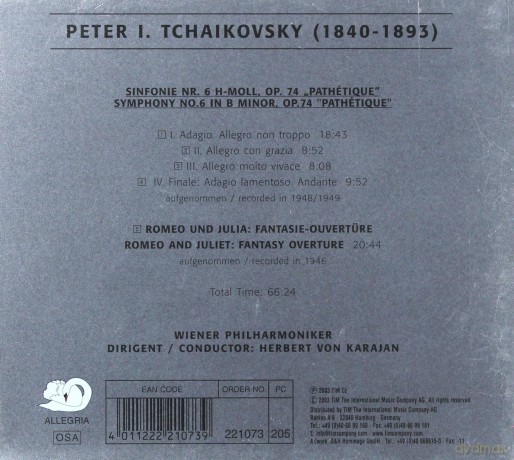 Tchaikovsky Romeo Und Julia [CD]