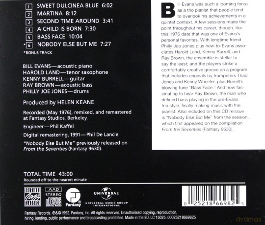 Bill Evans: Bill Evans_/_quintessence [CD]