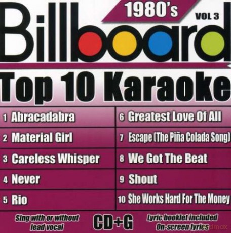 Billboard Top 10 Karaoke: 1980 3 [CD]