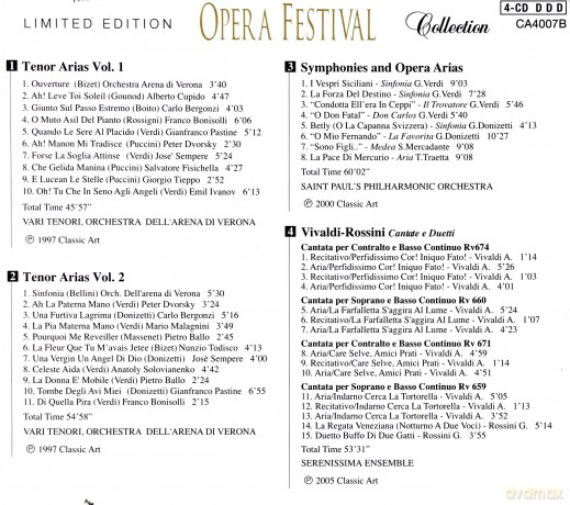 Opera Festival [4CD]