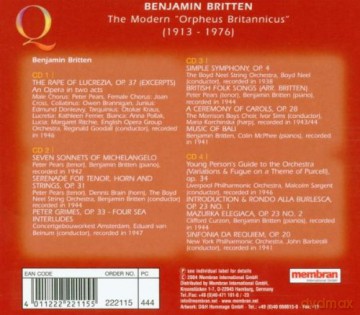 Britten Orpheus Britannicus [4CD]