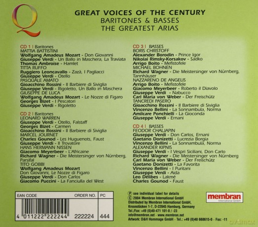 Great... Baritones&Basses [4CD]