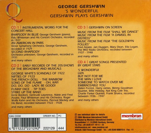 Greshwin Plays Gershwin [4CD]