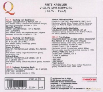 Kreisler F Violin Masterworks [4CD]