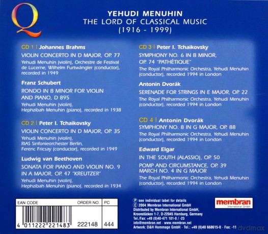 Menuhin Yehudi [4CD]