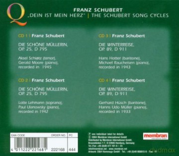 Schubert Dein Ist Mein Herz [4CD]