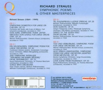 Strauss Symphonic Poems [4CD]