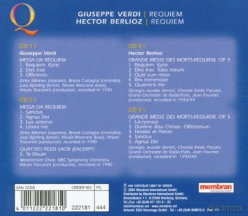 Verdi Berlioz Requiem [4CD]