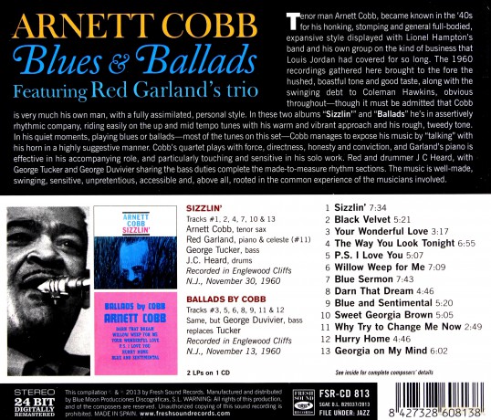 Arnett Cobb: Blues And Ballads [CD]