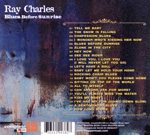 Ray Charles: Blues Before Sunrise [CD]