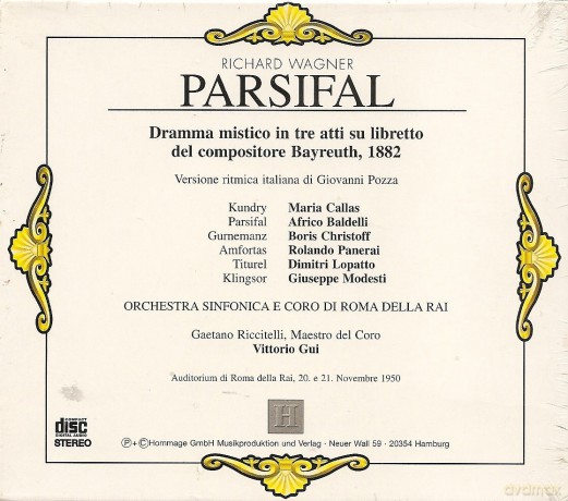 Richard Wagner: Parsifal [3CD]
