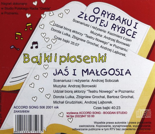Jaś I Małgosia,O Rybaku I Rybce [CD]