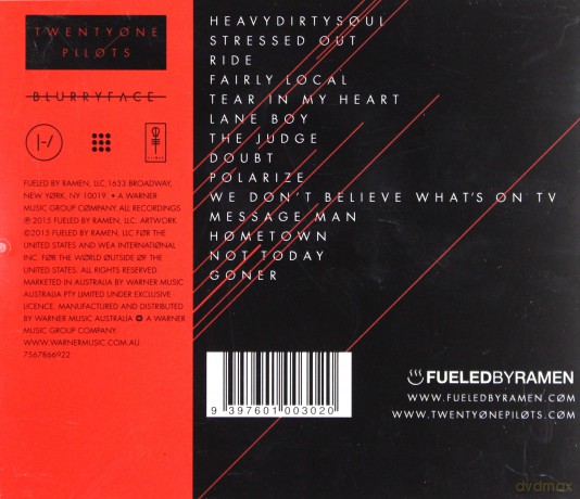 Twenty One Pilots: Blurryface [CD]