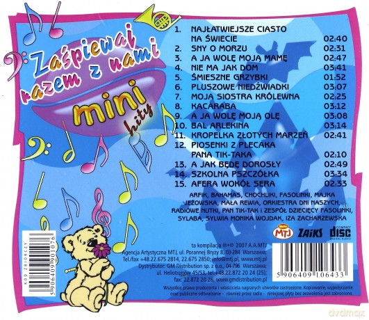 Zaśpiewaj Razem Z Nami Mini Hity [CD]
