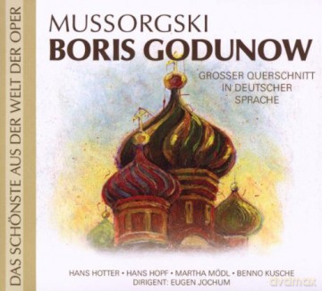 Modest Mussorgsky: Boris Gudunov [CD]