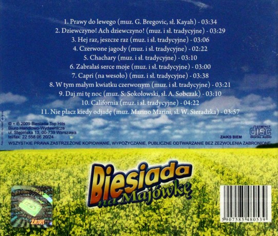 Biesiada Na Majówkę [CD]