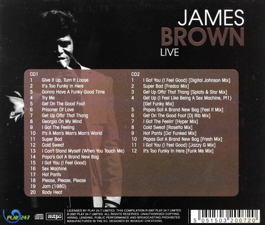 James Brown: James Brown Live [CD]
